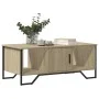 Mesa de centro madera de ingeniería roble Sonoma 100x51x40 cm de , Mesas de centro - Ref: Foro24-848490, Precio: 72,58 €, Des...