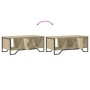 Mesa de centro madera de ingeniería roble Sonoma 100x51x40 cm by , Coffee table - Ref: Foro24-848490, Price: 73,71 €, Discoun...