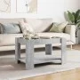 Mesa de centro y LED madera ingeniería gris hormigón 73x53x45cm by , Coffee table - Ref: Foro24-847549, Price: 101,00 €, Disc...