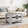 Mesa de centro y LED madera ingeniería gris hormigón 73x53x45cm by , Coffee table - Ref: Foro24-847549, Price: 102,22 €, Disc...