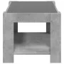 Mesa de centro y LED madera ingeniería gris hormigón 73x53x45cm by , Coffee table - Ref: Foro24-847549, Price: 101,00 €, Disc...