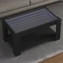 Mittelkonsole mit LED-Beleuchtung, schwarzes Ingenieurholz, 93x53x45 cm. von , Couchtisch - Ref: Foro24-847554, Preis: 139,78...