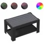 Mittelkonsole mit LED-Beleuchtung, schwarzes Ingenieurholz, 93x53x45 cm. von , Couchtisch - Ref: Foro24-847554, Preis: 139,78...
