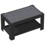 Mittelkonsole mit LED-Beleuchtung, schwarzes Ingenieurholz, 93x53x45 cm. von , Couchtisch - Ref: Foro24-847554, Preis: 139,78...