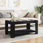 Mittelkonsole mit LED-Beleuchtung, schwarzes Ingenieurholz, 93x53x45 cm. von , Couchtisch - Ref: Foro24-847554, Preis: 139,78...
