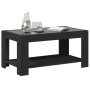 Mesa de centro con LED madera de ingeniería negro 93x53x45 cm by , Coffee table - Ref: Foro24-847554, Price: 142,13 €, Discou...