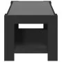 Mittelkonsole mit LED-Beleuchtung, schwarzes Ingenieurholz, 93x53x45 cm. von , Couchtisch - Ref: Foro24-847554, Preis: 139,78...