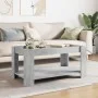 Mesa de centro y LED madera ingeniería gris hormigón 93x53x45cm by , Coffee table - Ref: Foro24-847556, Price: 135,33 €, Disc...