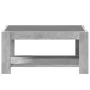 Mesa de centro y LED madera ingeniería gris hormigón 93x53x45cm by , Coffee table - Ref: Foro24-847556, Price: 135,33 €, Disc...