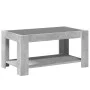 Mesa de centro y LED madera ingeniería gris hormigón 93x53x45cm by , Coffee table - Ref: Foro24-847556, Price: 135,33 €, Disc...