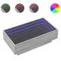 Mesa de centro y LED madera ingeniería gris Sonoma 90x50x30 cm by , Coffee table - Ref: Foro24-847523, Price: 135,74 €, Disco...