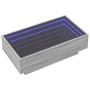 Mesa de centro y LED madera ingeniería gris Sonoma 90x50x30 cm by , Coffee table - Ref: Foro24-847523, Price: 137,92 €, Disco...