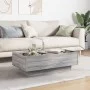 Mesa de centro y LED madera ingeniería gris Sonoma 90x50x30 cm by , Coffee table - Ref: Foro24-847523, Price: 135,74 €, Disco...