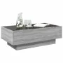 Mesa de centro y LED madera ingeniería gris Sonoma 90x50x30 cm by , Coffee table - Ref: Foro24-847523, Price: 135,74 €, Disco...