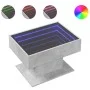 Mesa de centro y LED madera ingeniería gris hormigón 70x50x45cm by , Coffee table - Ref: Foro24-847535, Price: 110,34 €, Disc...