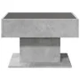 Mesa de centro y LED madera ingeniería gris hormigón 70x50x45cm by , Coffee table - Ref: Foro24-847535, Price: 110,34 €, Disc...
