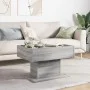 Mesa de centro y LED madera ingeniería gris Sonoma 70x50x45 cm de , Mesas de centro - Ref: Foro24-847537, Precio: 130,74 €, D...