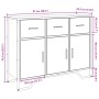 Aparador madera de ingeniería gris Sonoma 97x32,5x74,5 cm by , Sideboards - Ref: Foro24-848562, Price: 132,23 €, Discount: %