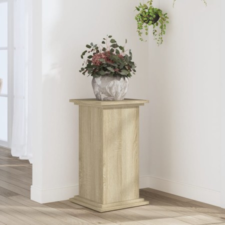 Soportes de plantas madera ingeniería roble Sonoma 33x33x60 cm by , Pot stands - Ref: Foro24-852962, Price: 39,08 €, Discount: %