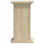 Soportes de plantas madera ingeniería roble Sonoma 33x33x60 cm de , Soportes para macetas - Ref: Foro24-852962, Precio: 40,31 €