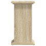 Soportes de plantas madera ingeniería roble Sonoma 33x33x60 cm by , Pot stands - Ref: Foro24-852962, Price: 39,08 €, Discount: %
