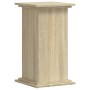 Soportes de plantas madera ingeniería roble Sonoma 33x33x60 cm de , Soportes para macetas - Ref: Foro24-852962, Precio: 40,31 €