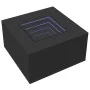 Mesa de centro con luz LED madera ingeniería negra 60x60x40 cm von , Couchtisch - Ref: Foro24-847568, Preis: 113,98 €, Rabatt: %