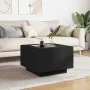 Mesa de centro con luz LED madera ingeniería negra 60x60x40 cm von , Couchtisch - Ref: Foro24-847568, Preis: 113,98 €, Rabatt: %