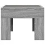 Mesa de centro con Infinity LED gris Sonoma 40x40x30 cm von , Nachttische - Ref: Foro24-3284075, Preis: 65,28 €, Rabatt: %