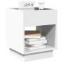 Nachttisch mit weißem LED-Infinity 40x40x50 cm von , Nachttische - Ref: Foro24-3284077, Preis: 59,68 €, Rabatt: %