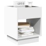 Nachttisch mit weißem LED-Infinity 40x40x50 cm von , Nachttische - Ref: Foro24-3284077, Preis: 60,44 €, Rabatt: %