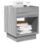 Mesa de centro con Infinity LED gris Sonoma 40x40x50 cm de , Mesitas de noche - Ref: Foro24-3284082, Precio: 72,65 €, Descuen...