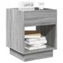 Mesa de centro con Infinity LED gris Sonoma 40x40x50 cm by , Nightstands - Ref: Foro24-3284082, Price: 71,61 €, Discount: %