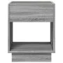 Mesa de centro con Infinity LED gris Sonoma 40x40x50 cm by , Nightstands - Ref: Foro24-3284082, Price: 71,61 €, Discount: %