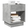 Mesita de noche con Infinity LED gris hormigón 40x40x50 cm by , Nightstands - Ref: Foro24-3284080, Price: 74,08 €, Discount: %