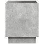 Mesita de noche con Infinity LED gris hormigón 40x40x50 cm by , Nightstands - Ref: Foro24-3284080, Price: 74,08 €, Discount: %