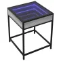 Mesa de centro con Infinity LED gris Sonoma 40x40x51 cm de , Mesitas de noche - Ref: Foro24-3284094, Precio: 54,38 €, Descuen...