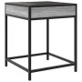Mesa de centro con Infinity LED gris Sonoma 40x40x51 cm de , Mesitas de noche - Ref: Foro24-3284094, Precio: 54,38 €, Descuen...
