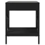 Mesita de noche con Infinity LED negra 40x40x49 cm de , Mesitas de noche - Ref: Foro24-3284096, Precio: 68,17 €, Descuento: %