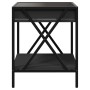 Mesita de noche con Infinity LED negra 40x40x49 cm de , Mesitas de noche - Ref: Foro24-3284096, Precio: 69,22 €, Descuento: %