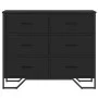Schwarzer Schrank aus Holzwerkstoff 91x35,5x74,5 cm von , Schubladen - Ref: Foro24-3295302, Preis: 159,36 €, Rabatt: %