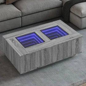 Mitteltisch mit Infinity LED in Grau Sonoma 116x69x40 cm von , Couchtisch - Ref: Foro24-3284061, Preis: 220,06 €, Rabatt: %
