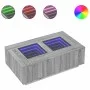 Mesa de centro con Infinity LED gris Sonoma 116x69x40 cm by , Coffee table - Ref: Foro24-3284061, Price: 220,06 €, Discount: %