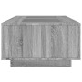 Mesa de centro con Infinity LED gris Sonoma 116x69x40 cm by , Coffee table - Ref: Foro24-3284061, Price: 223,68 €, Discount: %