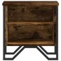 Mesitas noche 2 uds madera ingeniería roble ahumado 40x30x40 cm by , Nightstands - Ref: Foro24-848499, Price: 52,47 €, Discou...