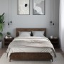 Mesitas noche 2 uds madera ingeniería marrón roble 40x30x40 cm by , Nightstands - Ref: Foro24-848503, Price: 46,74 €, Discoun...