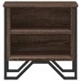 Zwei Nachttische aus braunem Eichenfurnierholz, 40x30x40 cm. von , Nachttische - Ref: Foro24-848503, Preis: 46,15 €, Rabatt: %