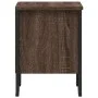 Zwei Nachttische aus braunem Eichenfurnierholz, 40x30x40 cm. von , Nachttische - Ref: Foro24-848503, Preis: 46,15 €, Rabatt: %
