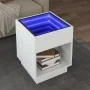 Mesa de centro con Infinity LED blanco 40x40x50 cm by , Coffee table - Ref: Foro24-847644, Price: 59,68 €, Discount: %