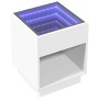 Mitteltisch mit Infinity LED weiß 40x40x50 cm von , Couchtisch - Ref: Foro24-847644, Preis: 60,44 €, Rabatt: %